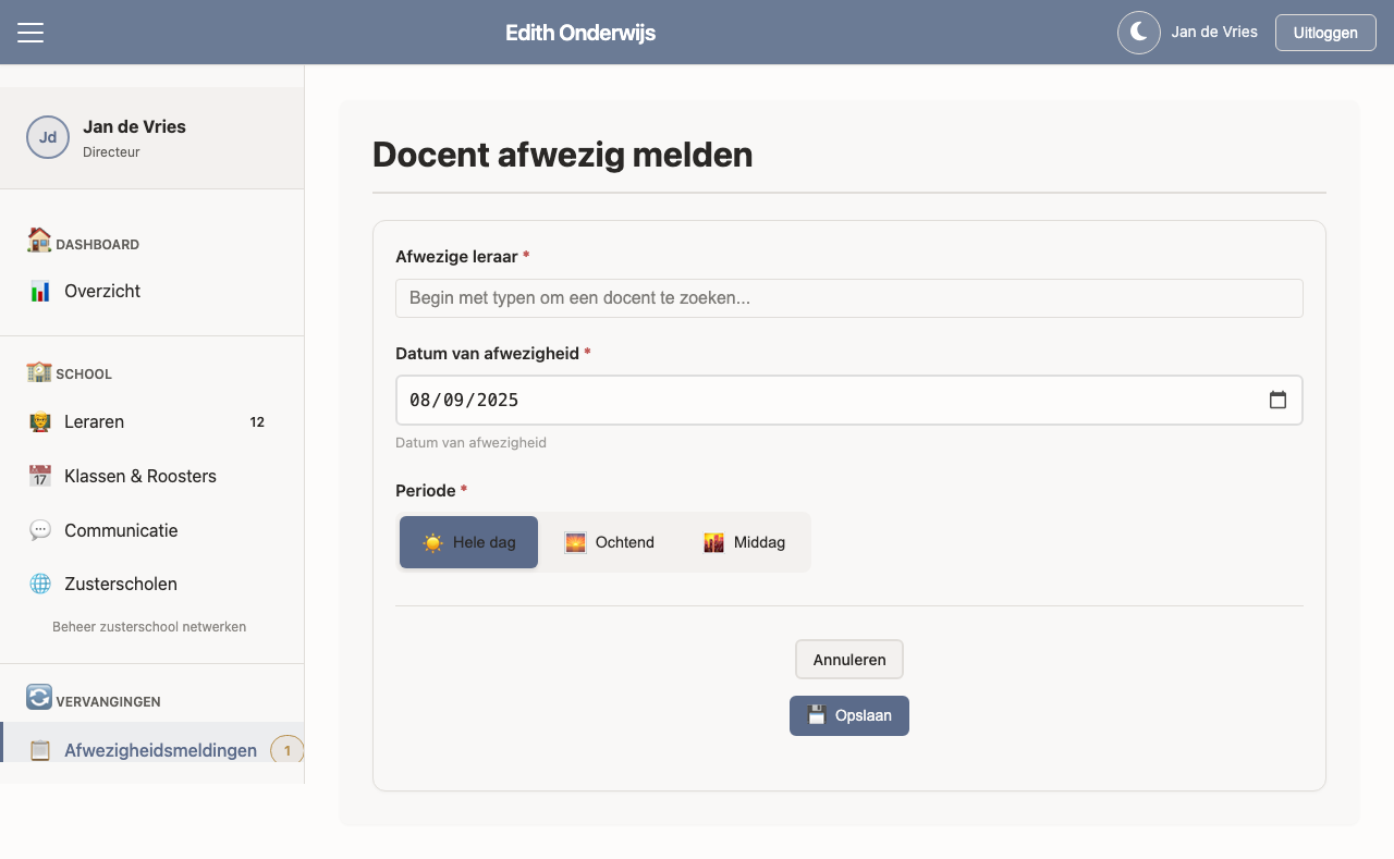 Stap 2: Klik op 'Nieuwe melding' knop