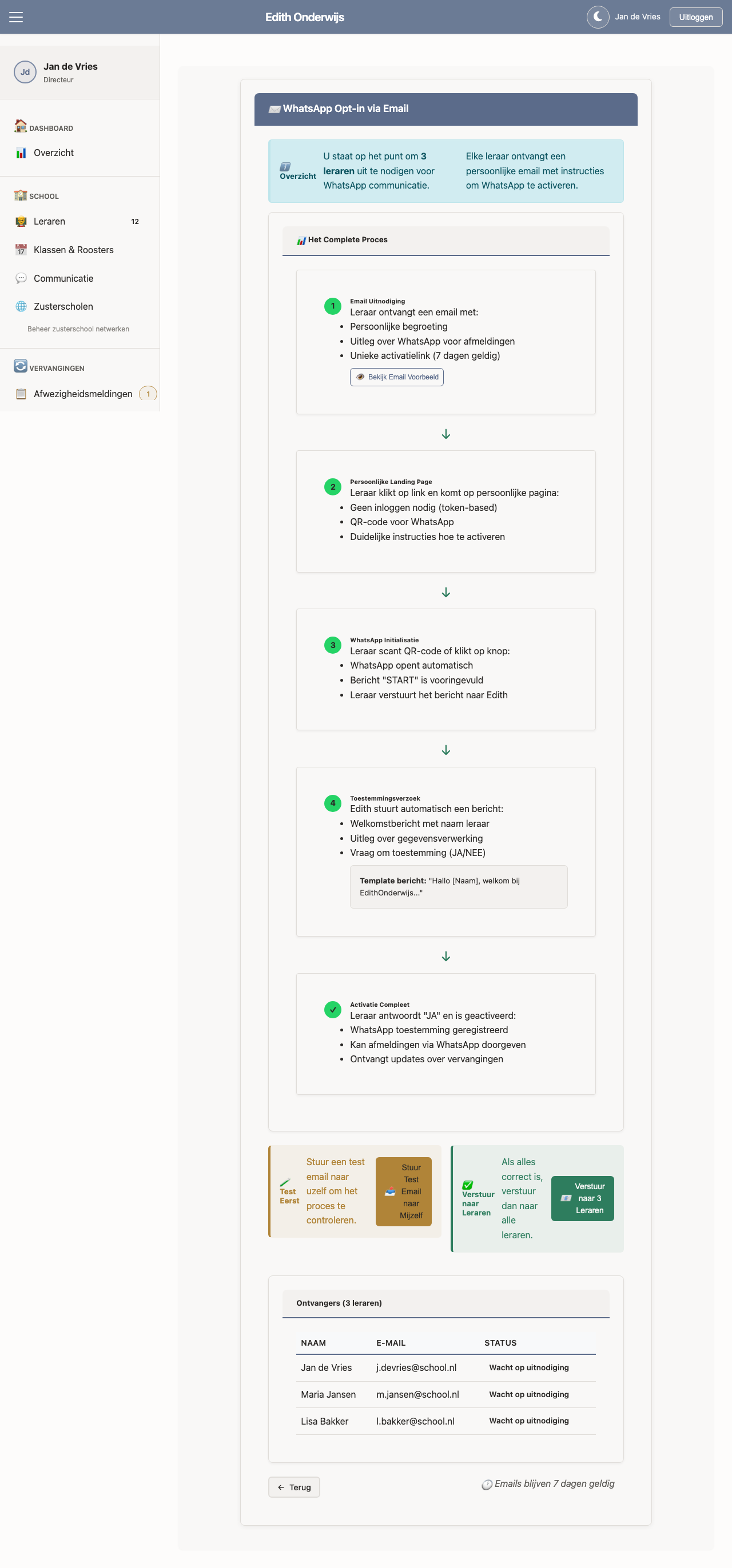 Stap 2: Klik op 'WhatsApp Opt-in' knop